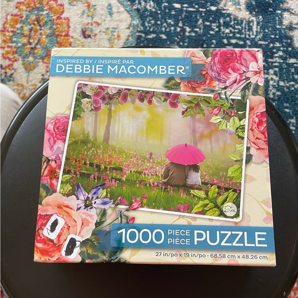 *3/20* Debbie Macomber Rainy day with Friends puzzle. 1000 piece